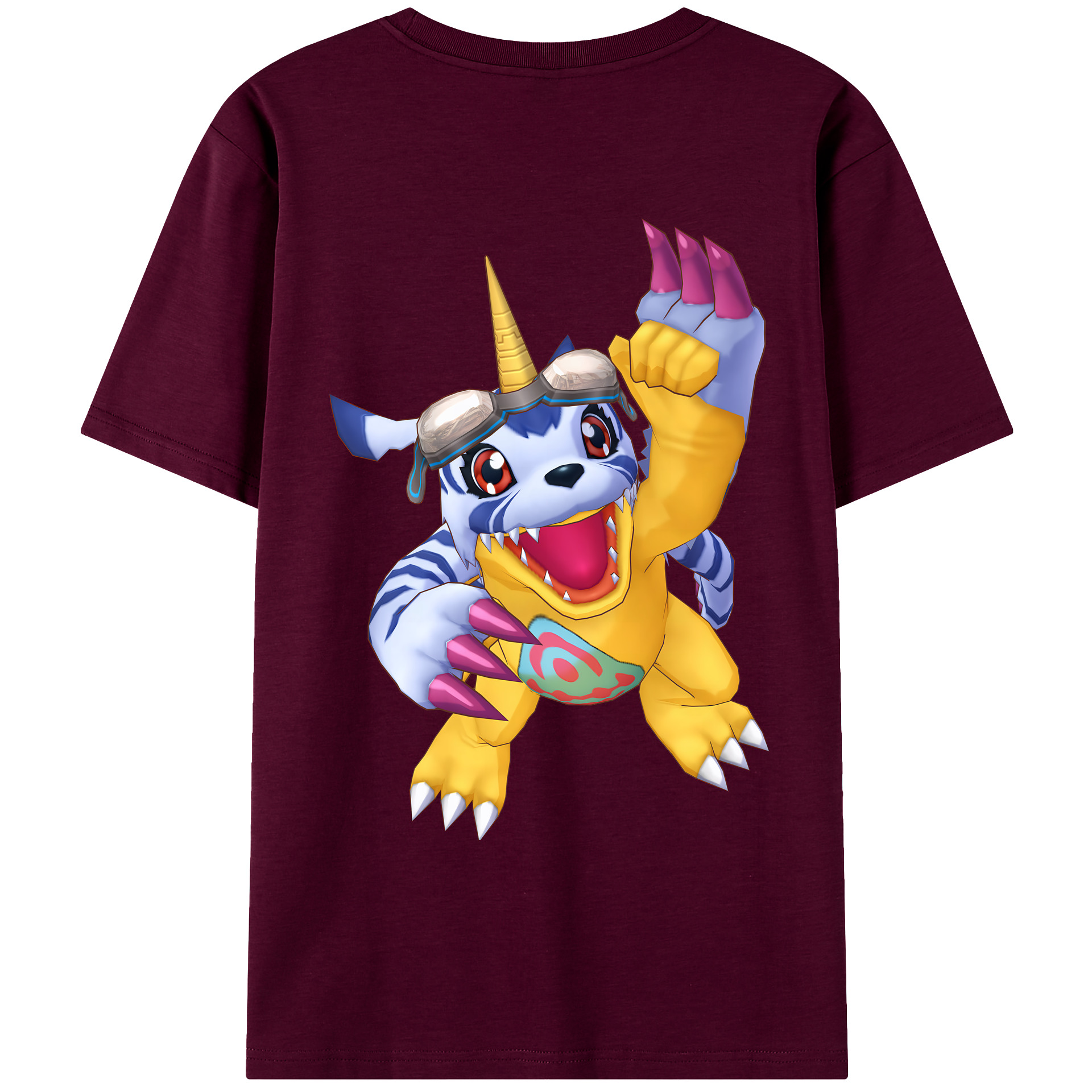 （画像用） Digimon デジタルモンスター/デジモン レディース半袖Tシャツ(バックプリント)